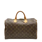 Brown Canvas Louis Vuitton Speedy