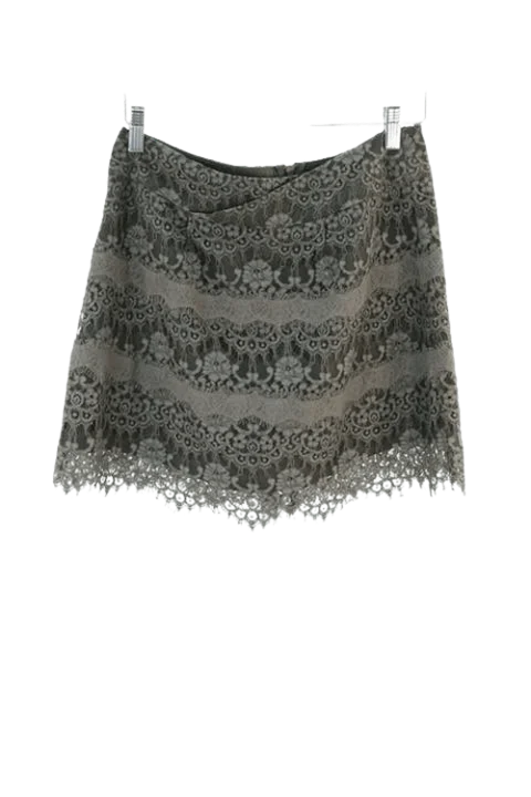 Grey Cotton The Kooples Skirt