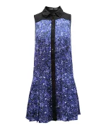 Blue Silk Proenza Schouler Dress