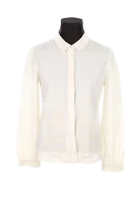 White Cotton Sézane Shirt