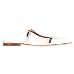 White Fabric Malone Souliers Mules