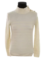 White Fabric Claudie Pierlot Sweater