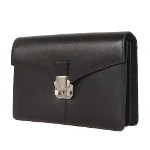 Black Fabric Dunhill Clutch