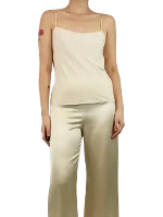 Beige Silk The Row Top