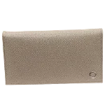 Grey Leather Bvlgari Wallet