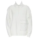 White Fabric Louis Vuitton Sweatshirt