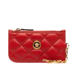 Red Leather Versace Wallet