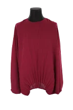 Red Polyester Valentino Top