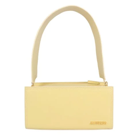 Yellow Leather Jacquemus Shoulder Bag
