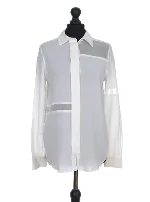White Fabric Les Copains Shirt