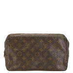 Brown Canvas Louis Vuitton Trousse Toilette