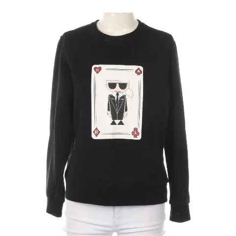 Black Cotton Karl Lagerfeld Sweatshirt