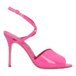 Pink Leather Manolo Blahnik Sandals