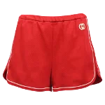 Red Cotton Gucci Shorts