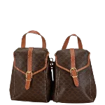 Brown Leather Celine Backpack