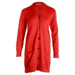 Red Cashmere Hermès Cardigan