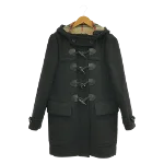 Black Leather Burberry Coat