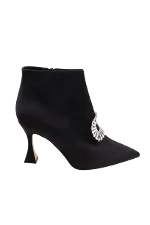 Black Leather Manolo Blahnik Boots