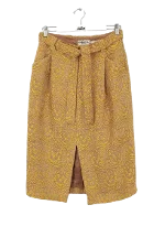 Yellow Polyester Essentiel Antwerp Skirt