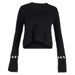 Black Wool Khaite Sweater