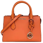 Orange Leather Michael Kors Handbag