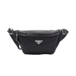 Black Fabric Prada Belt Bags