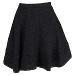 Black Wool Valentino Skirt