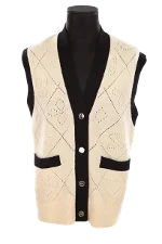 White Wool Sandro Cardigan