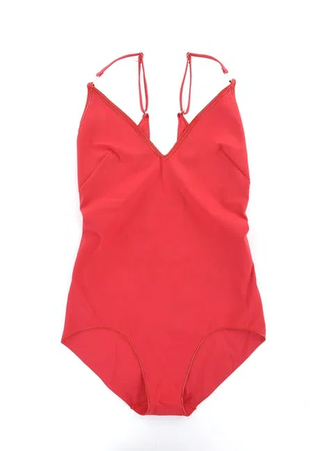 Red Nylon Wolford Swimwear