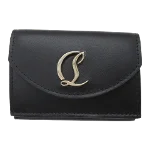 Black Leather Christian Louboutin Wallet