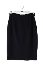 Black Wool Max Mara Skirt