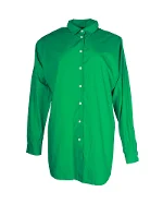 Green Cotton Maje Shirt