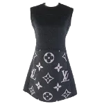 Grey Canvas Louis Vuitton Dress