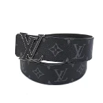 Black Fabric Louis Vuitton Belt