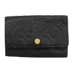 Black Canvas Louis Vuitton Key Pouch