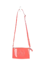 Red Fabric Armani Handbag