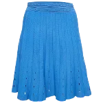 Blue Knit Sandro Skirt