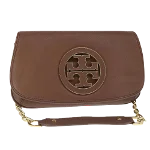 Brown Leather Tory Burch Shoulder Bag