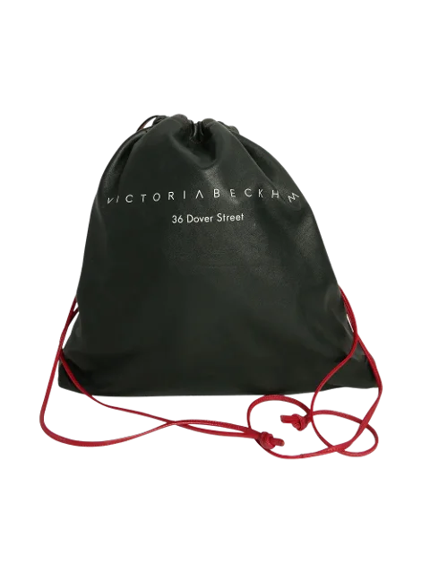 Black Leather Victoria Beckham Shoulder Bag