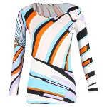 Multicolor Fabric Emilio Pucci Top