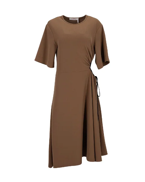 Brown Polyester Chloé Dress