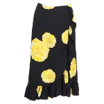 Black Silk Ganni Skirt