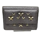 Grey Leather Jimmy Choo Wallet