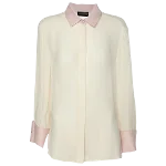 Beige Silk Emporio Armani Top