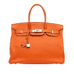 Orange Leather Hermès Birkin