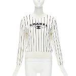 White Cashmere Chanel Sweater