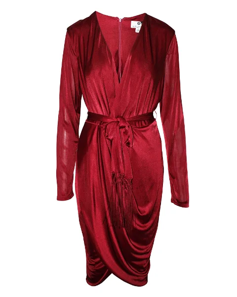 Red Polyester Altuzarra Dress