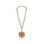 Gold Rose Gold Chanel Necklace