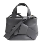 Grey Leather Acne Studios Handbag