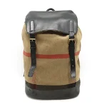 Beige Leather Burberry Backpack